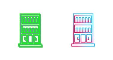 Book Shelf Icon Design vector