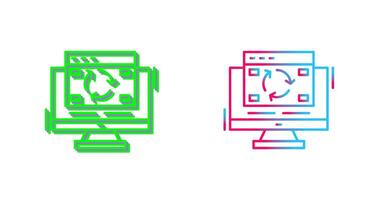 Update Icon Design vector