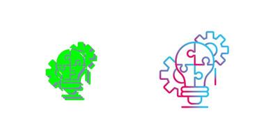 Problem Solving Icon Design vector