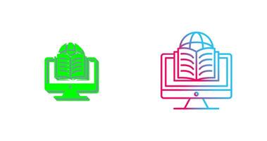 Learning Icon Design vector