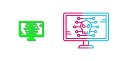Malware Icon Design vector