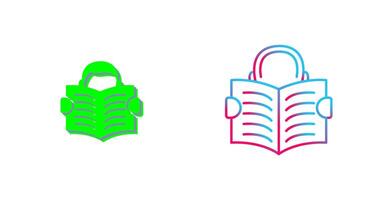 Reading Icon Design vector