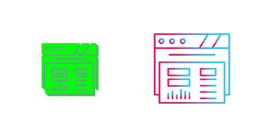 Dashboard Icon Design vector