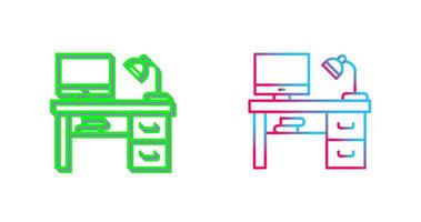 Desk Icon Design vector