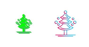 Pine Tree Icon Design vector