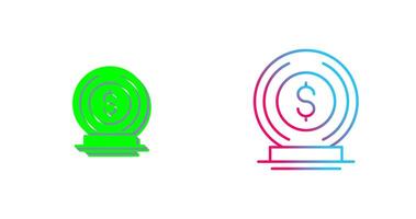 Coin Icon Design vector