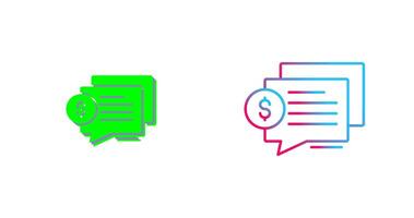 Dialog Icon Design vector