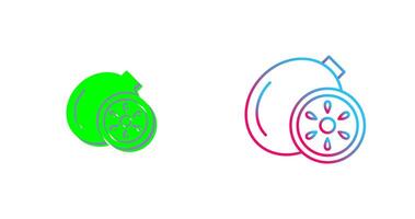 Kiwi Icon Design vector