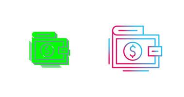 Wallet Icon Design vector