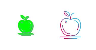 diseño de icono de manzana vector