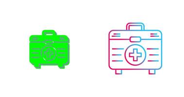 First Aid Kit Icon Design vector