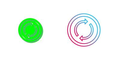 Loop Icon Design vector