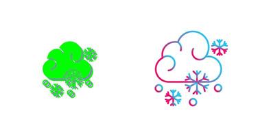 Snowy Icon Design vector