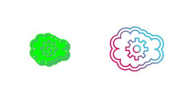 Mental Control Icon Design vector