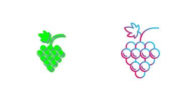 Grapes Icon Design vector