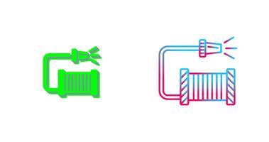 Water Hose Icon Design vector