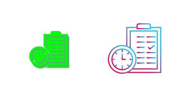 Time Planing Icon Design vector