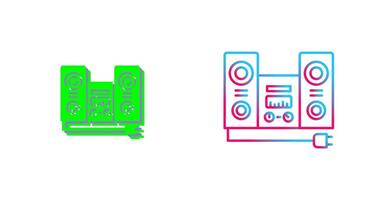 estéreo icono diseño vector