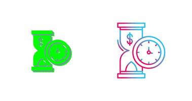 Time is Money Icon Design vector