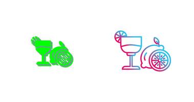 Lime Juice Icon Design vector