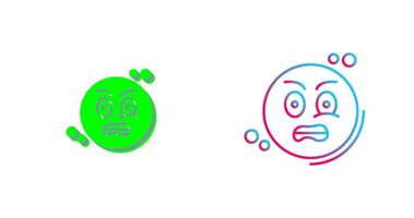 Grimacing Icon Design vector