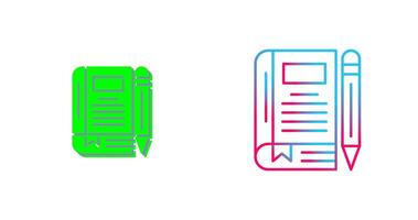 Diary Icon Design vector