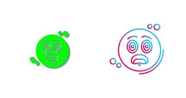 Dazed Icon Design vector