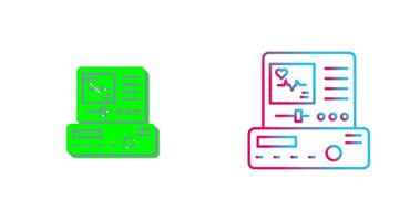 electrocardiograma icono diseño vector