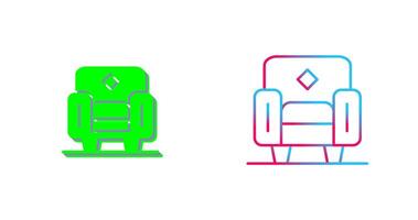 Armchair Icon Design vector