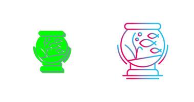 Fishbowl Icon Design vector