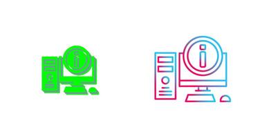 Computer Icon Design vector