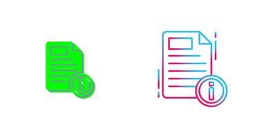 Document Icon Design vector