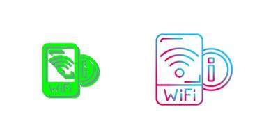 Wifi Signal Icon Design vector