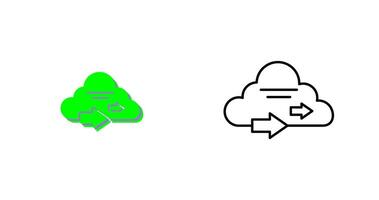 Cloud Computing Icon Design vector