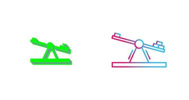 Seesaw Icon Design vector