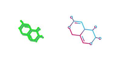 Molecule Icon Design vector