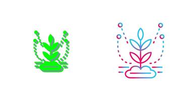 Irrigation System Icon Design vector