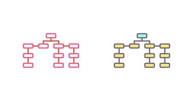 Unique Seo Structure Icon Design vector