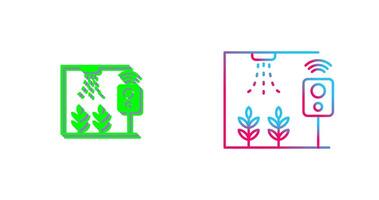 Smart Farm Icon Design vector