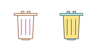 diseño de icono de basura vector