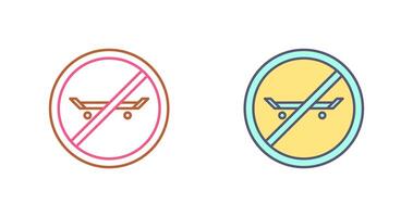 No Skating Icon Design vector