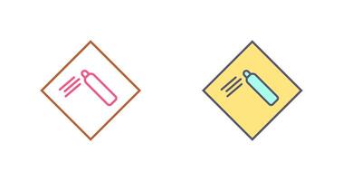 Pressurized Cylinder Icon Design vector