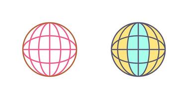 Globe Icon Design vector