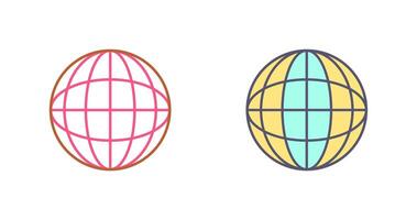 Globe Icon Design vector