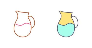 Milk Jug Icon Design vector