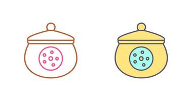 Cookie Jar Icon Design vector