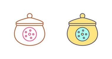 Cookie Jar Icon Design vector