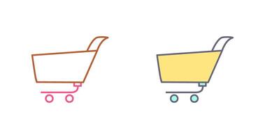 Unique Shopping Cart Icon Design vector