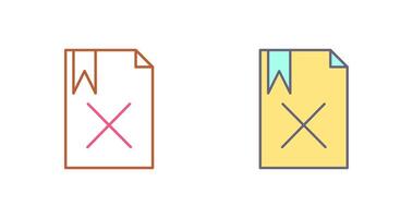Unique Delete Icon Design vector