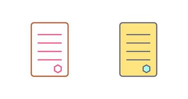 Unique Reports Icon Design vector